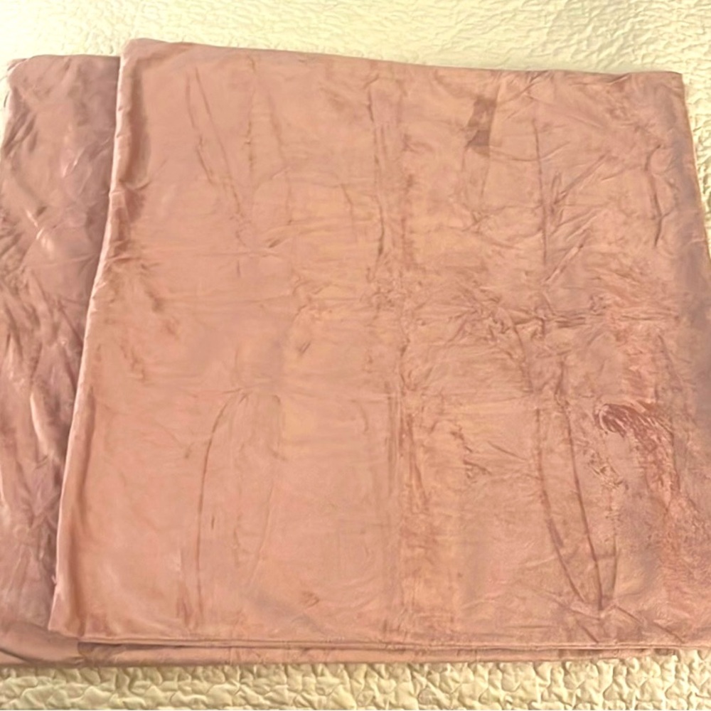 Brand New LalaLOOM Velvet Throw Pillow Cases Set Of Two